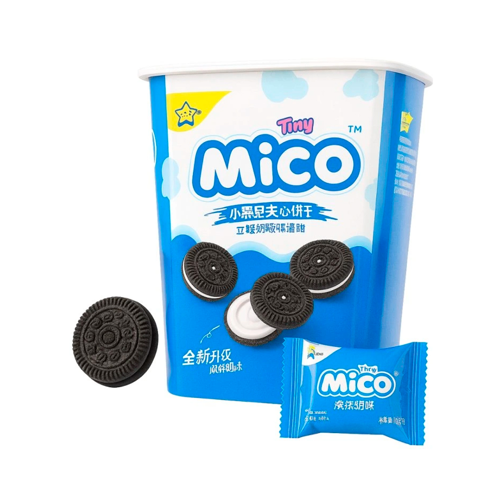 Печенье Tiny Mico Sandwich Biscuits Vanilla Mousse   88гр