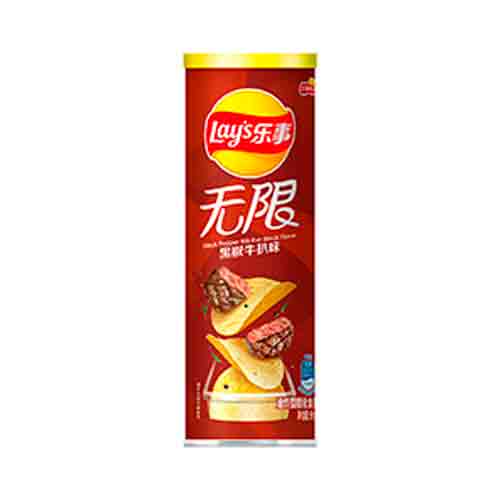 Чипсы Lay's Black Pepper Rib Eye Steak flavor   90гр