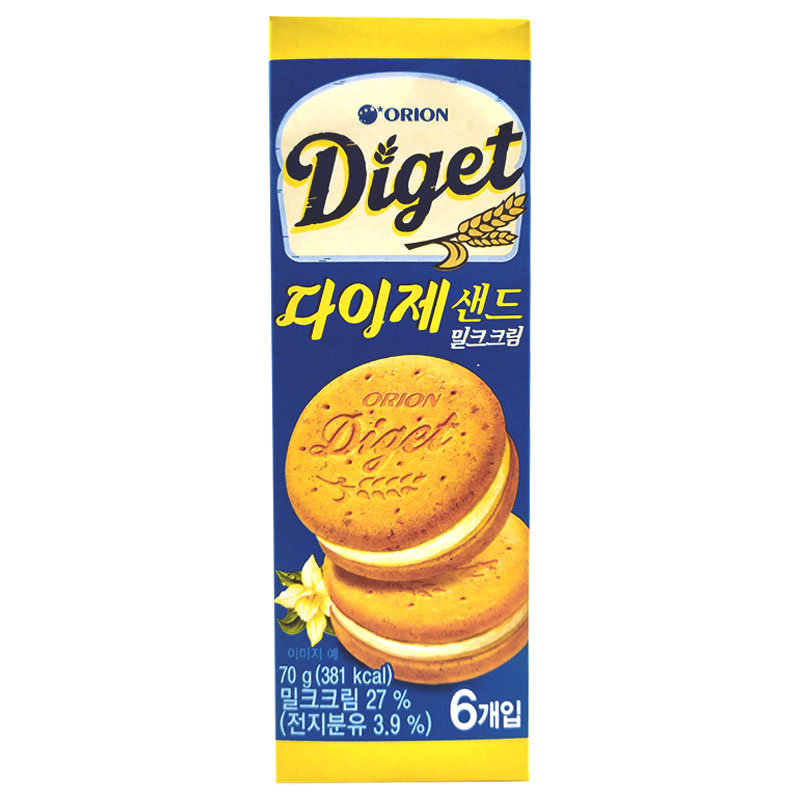 Печенье Diget с йогуртовым кремом 70гр