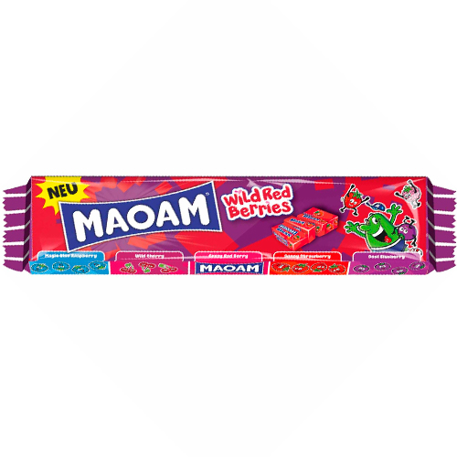 Жев.конфета Haribo Maoam Bloxx Wild Red Berries (5шт)   110гр