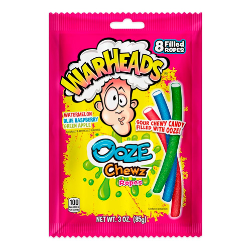Жев.конфеты Warheads Ooze Chewz Popes   85гр