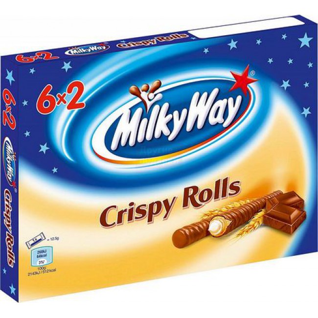 Батончики Milky Way Crispy Rolls 150гр