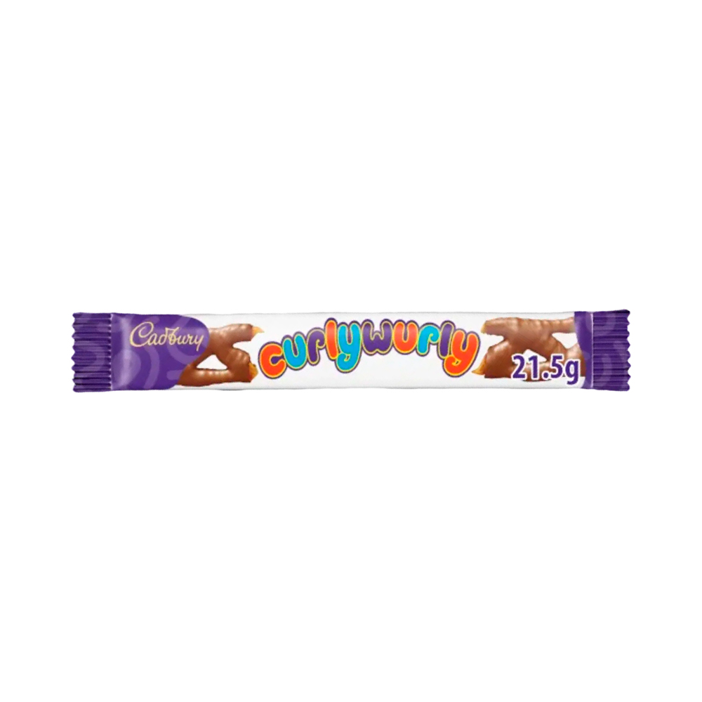 Шоколадные батончики Cadbury CURLYWURLY    21,5гр