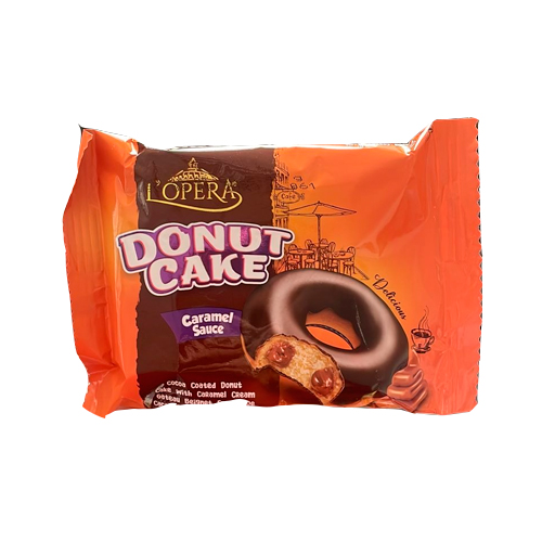 Пончик Donut Cake Lopera с карамельной начинкой 40гр.