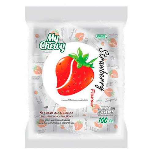 Жев.конфета My Chewy Milk Strawberry   360гр