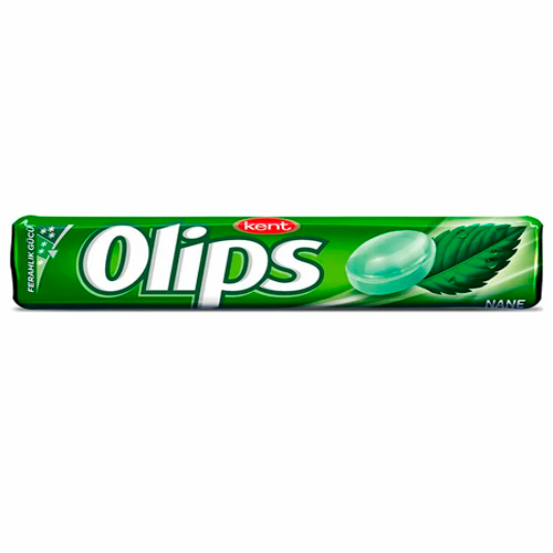Кармель леденцовая Olips со вкусом мяты 28гр.