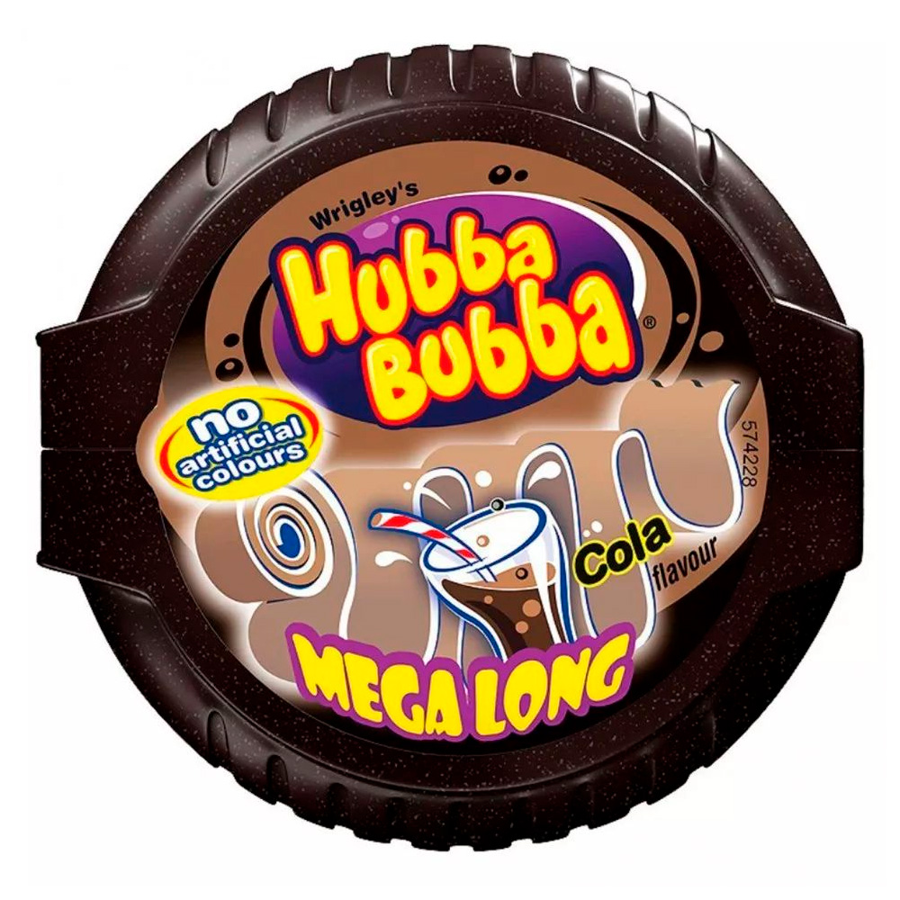 Жев.резинка Hubba Bubba Mega Long Cola    56гр