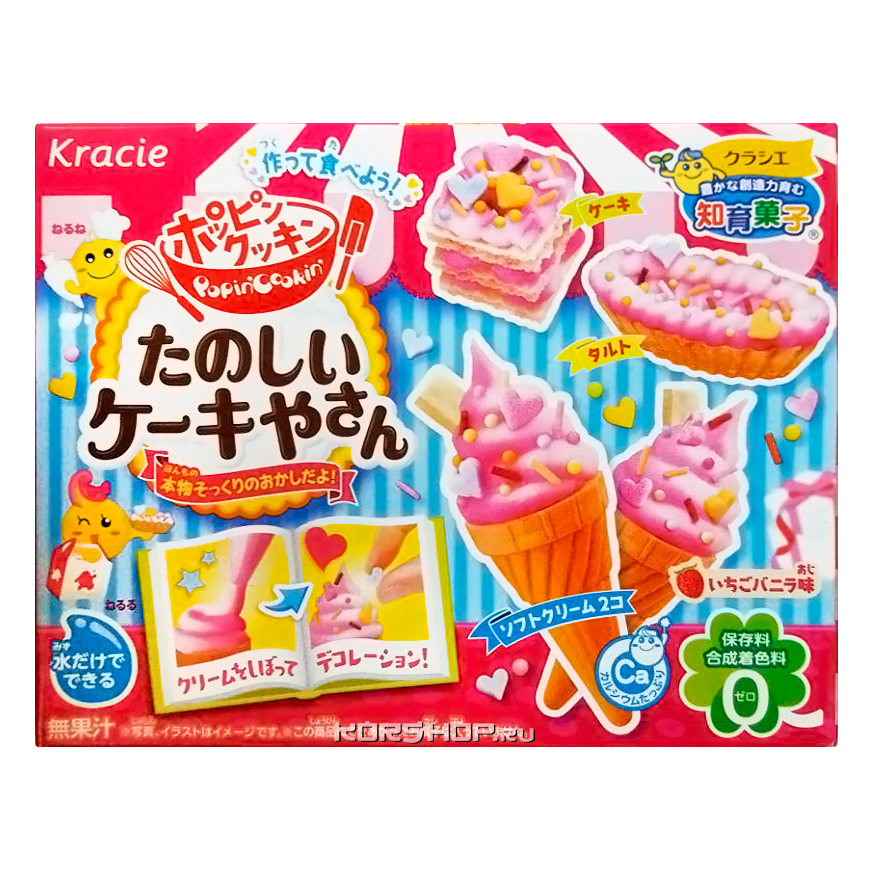 Конфета жевательная Popin Cooking "Веселая кондитерская" 26гр Япония