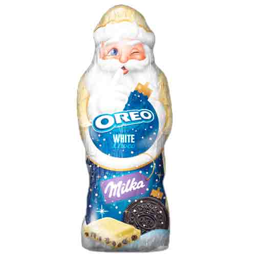 Шоколад фигурный Milka XMAS Santa Oreo white   100гр