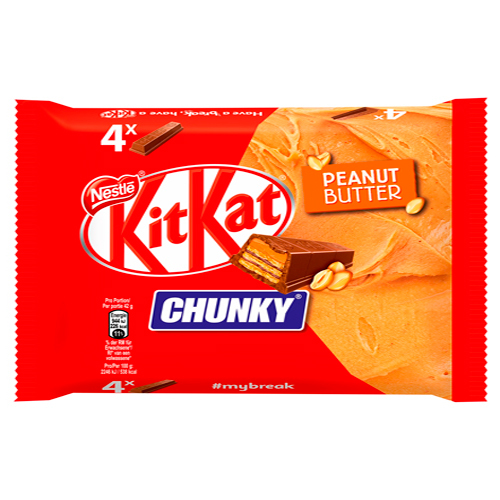 Шоколадный батончик KitKat Chunky Peanut Butter   136гр