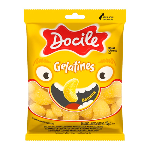 Жев.мармелад DOCILE  Mini BANANA (Банан) 15 гр.