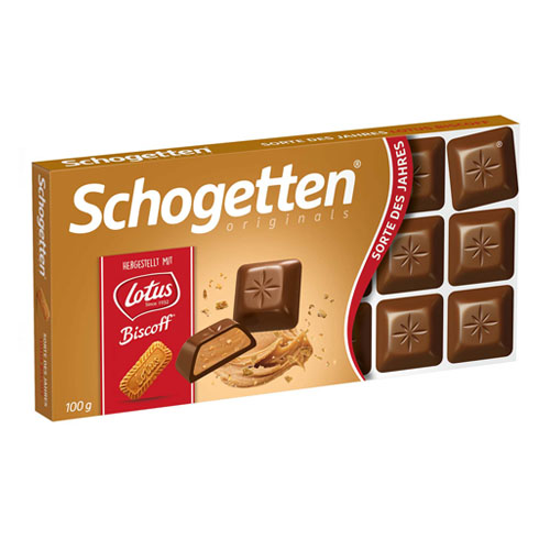 Шоколад Schogetten Lotus Biscoff 100гр