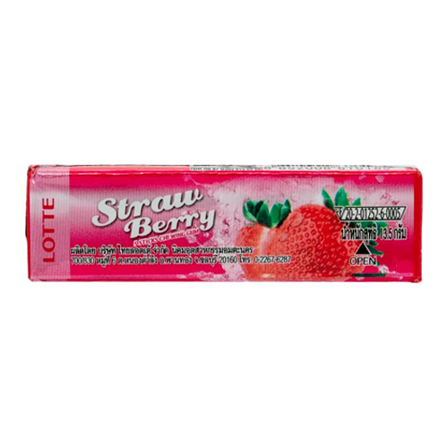 Жев.резинка Lotte Strawberry   13,5гр