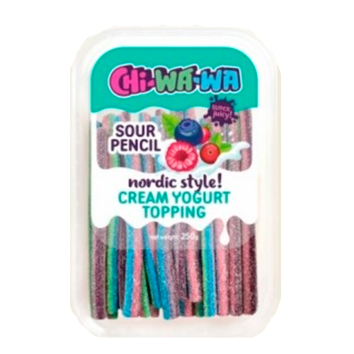 Жев.мармелад Chi-Wa-Wa Minibox Nordic Sour Pencil  250гр