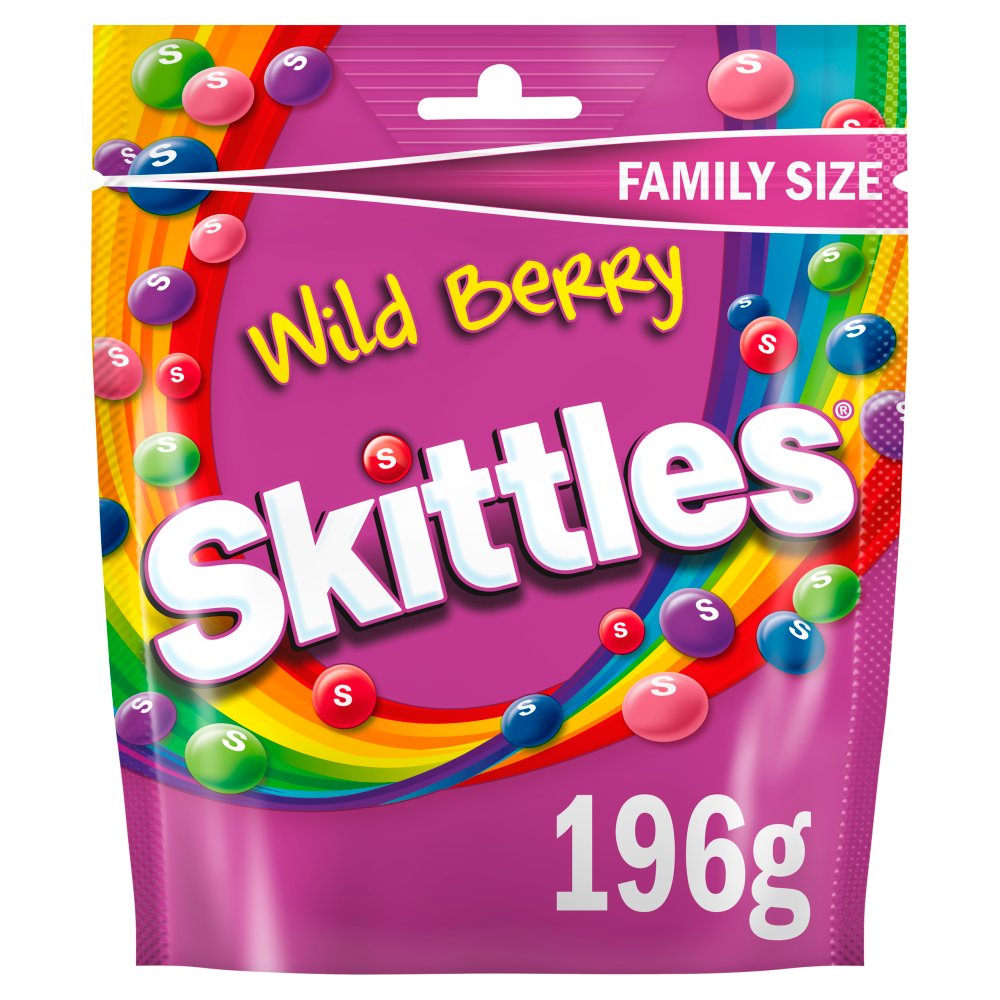 Драже Skittles Wild Berry 196гр