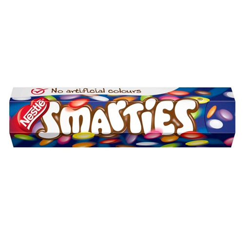 Драже Nestle Smarties в тубе 38гр.