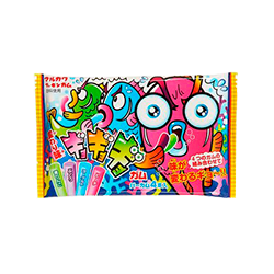 Жев.резинка Marukawa Crazy Fish Ассорти из 4 вкусов (яблоко/виноград/персик/лимонад) 12,6г