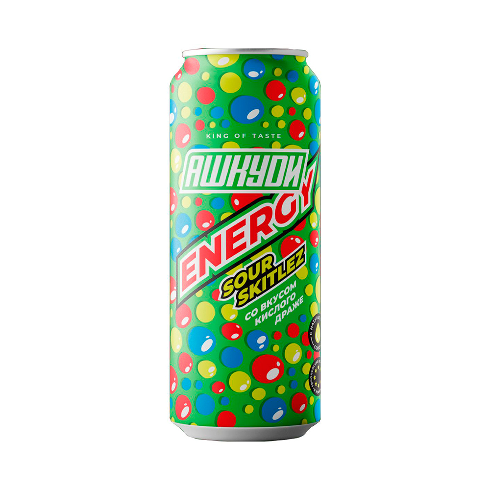 Энергетический напиток HQD Energy Sour Skitlez   450мл