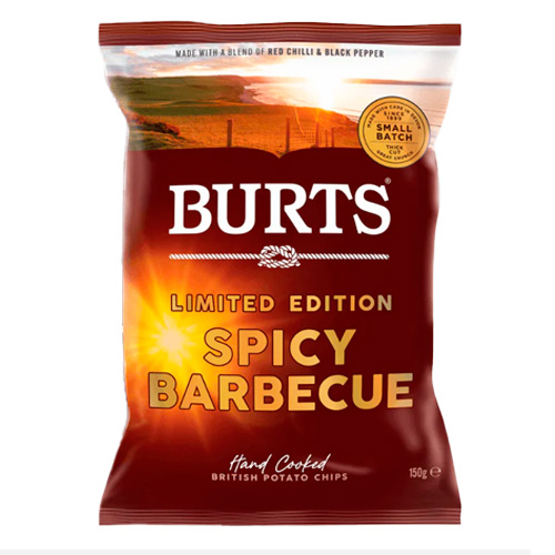 Чипсы Burts Spicy Barbecue   150гр