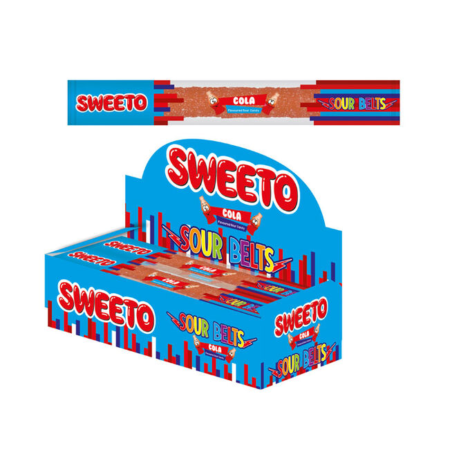 Жев. мармелад SWEETO Sour Belt Cola 8гр. Турция