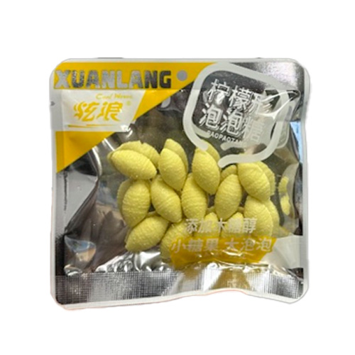 Жев.резинка Xuanlang "Яркая волна" в форме лимона   22гр