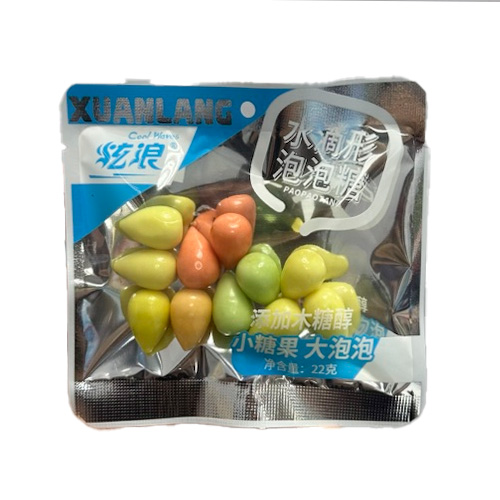 Жев.резинка Xuanlang «Яркая волна» в форме капли   22гр