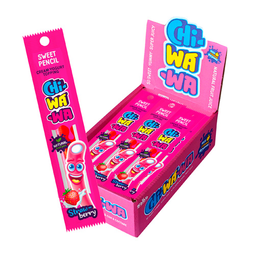 Жев.мармелад Chi-Wa-Wa Strawberry Sweet Pencil  10гр