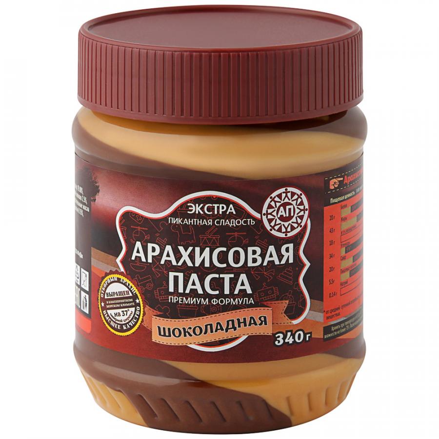 Арах.паста (АЗБУКА ПРОДУКТОВ) шоколадная 340г