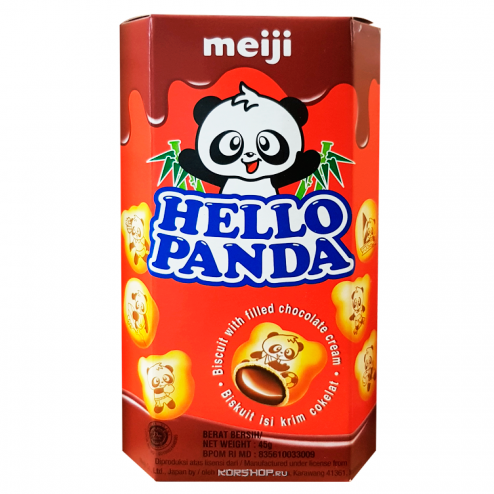 Печенье Meiji Hello Panda с шоколадной начинкой 42 гр