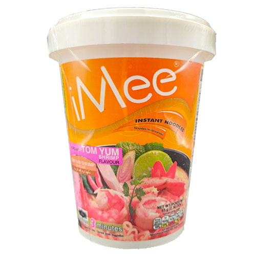 Лапша быстрого приготовления iMEE со вкусом супа Том Ям 65гр стакан