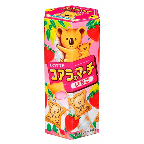 Печенье Koala's March со вкусом клубники 195гр.