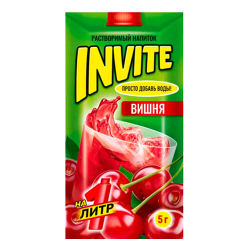 Растворимый напиток Invite Вишня   5гр