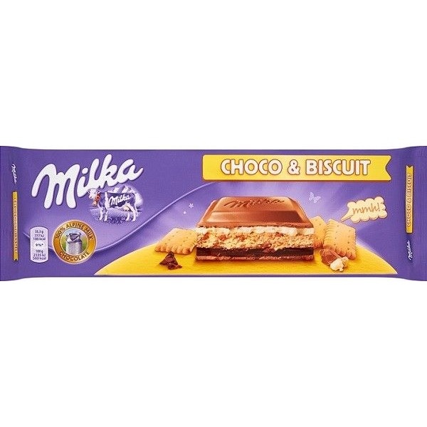 Шоколад Milka Choco & Biscuit   300гр