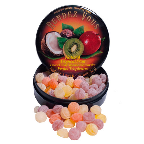 Леденцы Rendez Vous Tropical Fruit    43гр