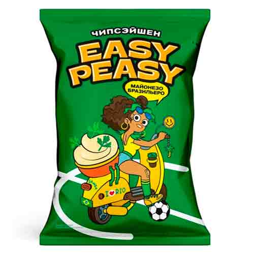 Картофель Хрустящий Easy Peasy Бразильский майонез 50гр