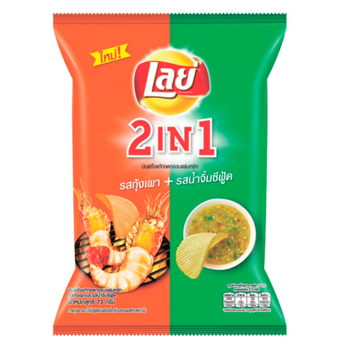 Чипсы Lay's Grilled Shrimp with Spicy Sauce   44гр