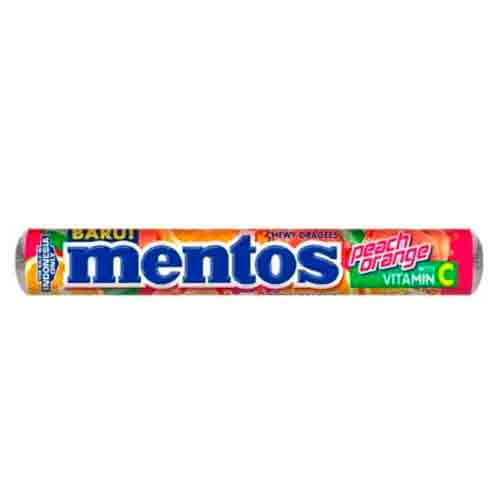 Жев.конфета Mentos Roll Peach Orange   29гр