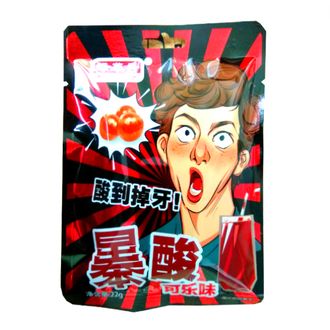 Конфеты Супер Кислые Delicius Красная газировка 22гр Китай