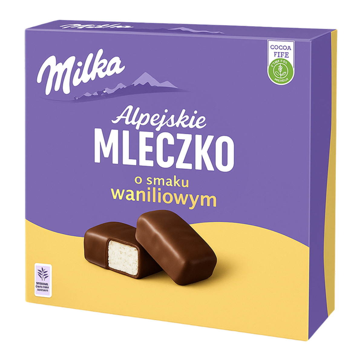 Конфеты Milka Альпийское молоко Ваниль   330гр