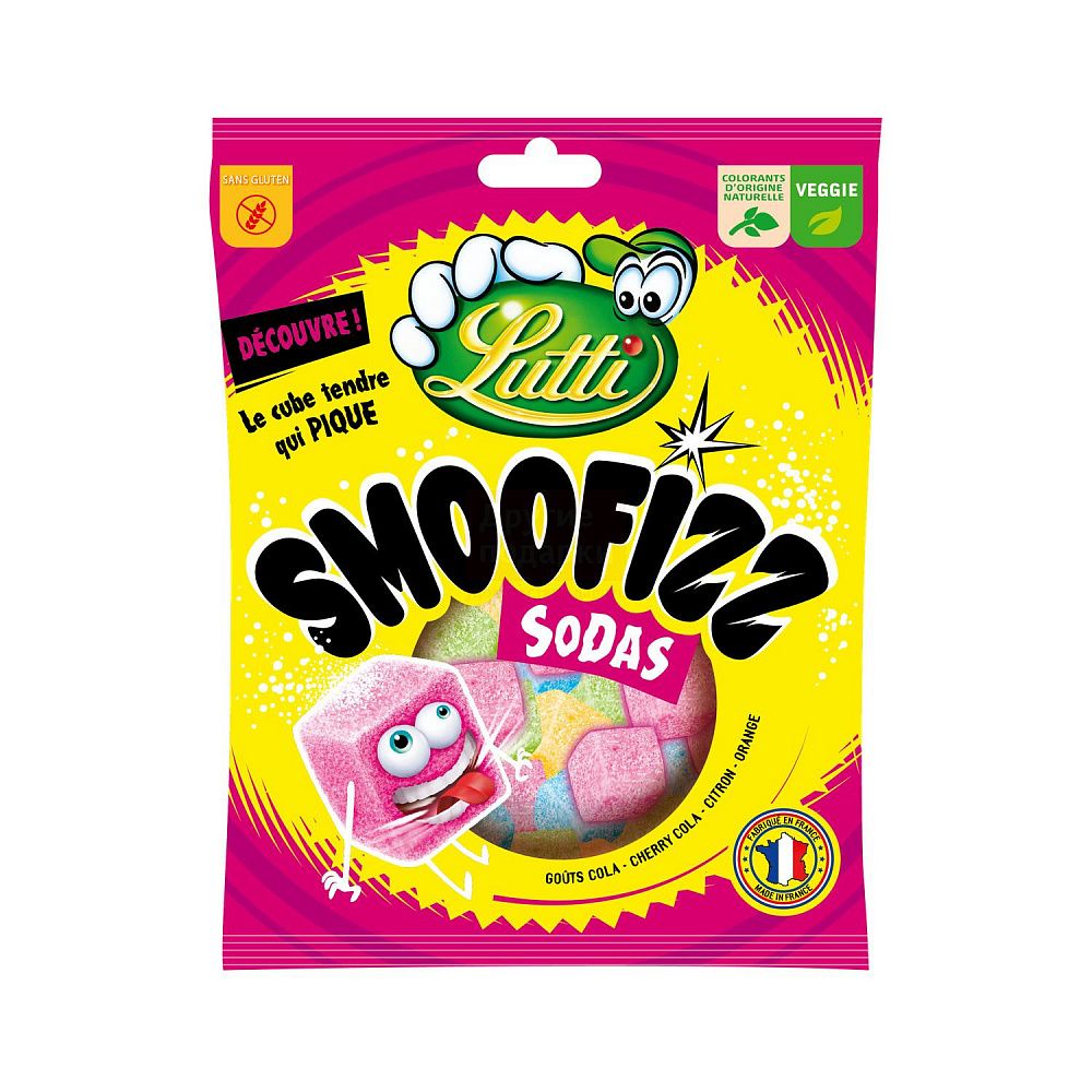 Жев. мармелад Lutti SmooFizz sodas 100г Франция