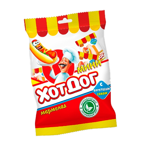 Жев. мармелад "Мини Хот-Дог" 90гр.