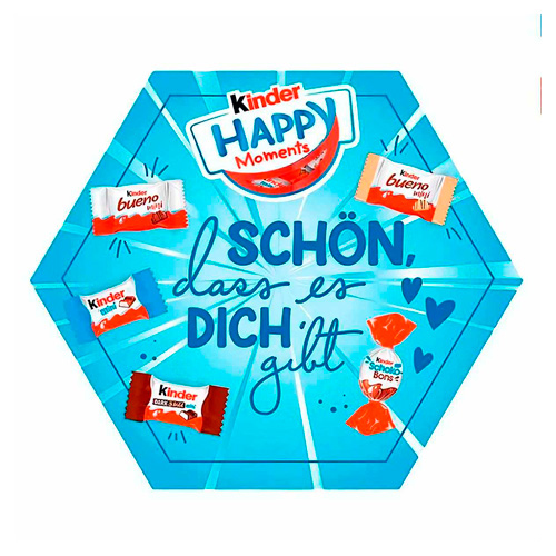 Шоколадные конфеты  Kinder Happy Moments Mini Mix    161гр