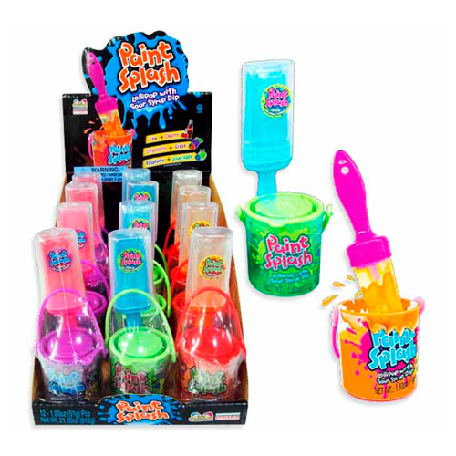 Леденец Kidsmania Paint Splash с кислым сиропом  51гр