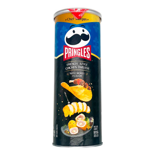 Чипсы Pringles French style chicken twister with morel flavor Potato Crisps    80гр
