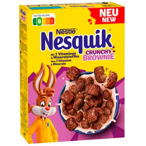 Сухой завтрак Nestle Nesquik Crunchy Brownie   300гр
