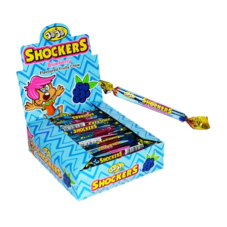 Жев.конфета JoJo Mini shoker chew Blueberry 6гр