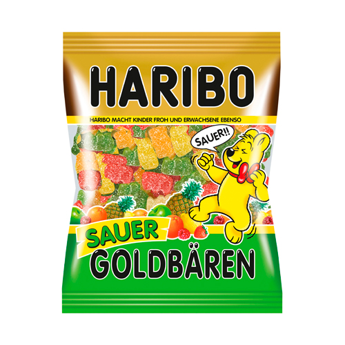 Жев. мармелад Haribo Золотые мишки кислые 200гр