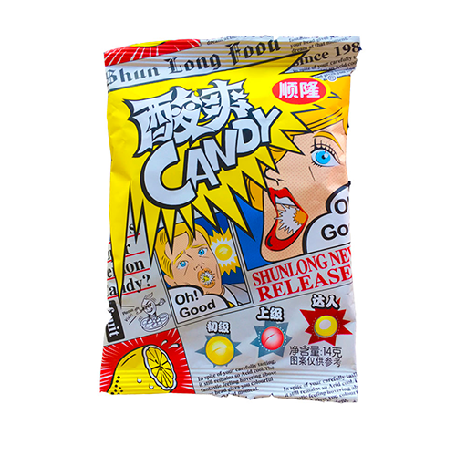 Конфеты Shun Long Food Sour Lemon   20гр