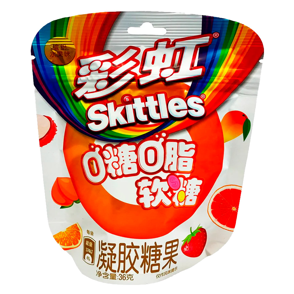 Жев.мармелад Skittles Color Fruit Zero Sugar  36гр