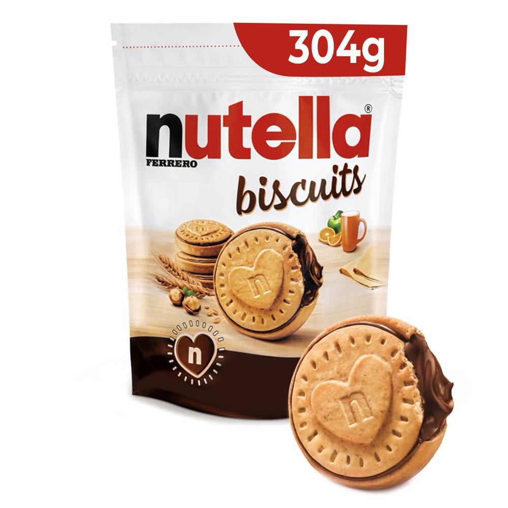 Печенье Nutella Biscuits Beutel  пакет 304гр